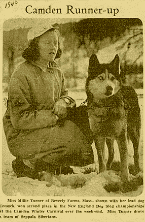 Press clipping, Millie and Cossack